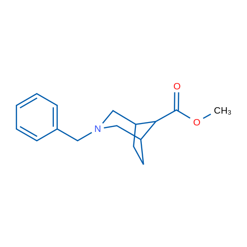 Methyl 3-benzyl-3-azabicyclo[3.2.1]octane-8-carboxylate 250mg