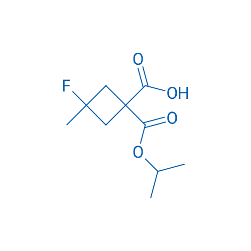3-FLUORO-1-(ISOPROPOXYCARBONYL)-3-METHYLCYCLOBUTANE-1-CARBOXYLIC ACID 1g