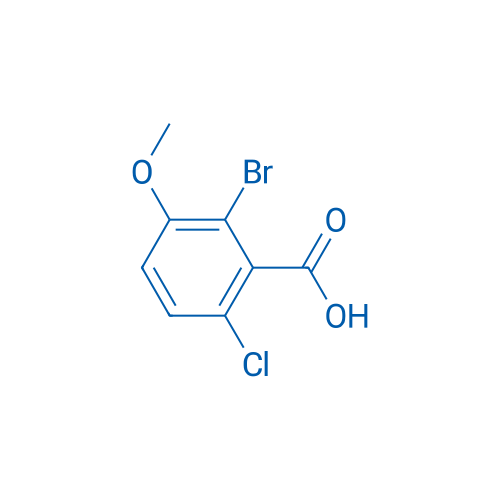 2-BROMO-6-CHLORO-3-METHOXYBENZOIC ACID 1g