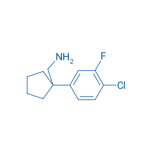 (1-(4-Chloro-3-fluorophenyl)cyclopentyl)methanamine 1g