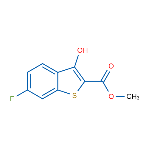 Methyl 6-fluoro-3-hydroxybenzo[b]thiophene-2-carboxylate 1g