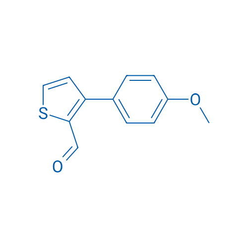 3-(4-Methoxyphenyl)thiophene-2-carbaldehyde 1g