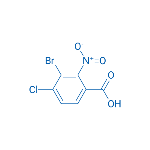 3-Bromo-4-chloro-2-nitrobenzoic acid 250mg