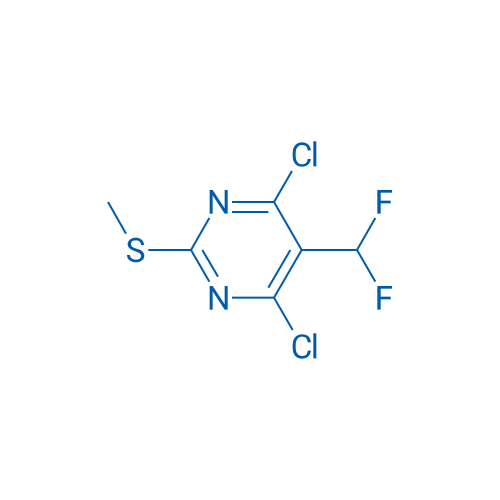 4,6-Dichloro-5-(difluoromethyl)-2-methylsulfanyl-pyrimidine 1g