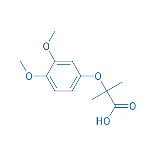 2-(3,4-DIMETHOXYPHENOXY)-2-METHYLPROPANOIC ACID 250mg