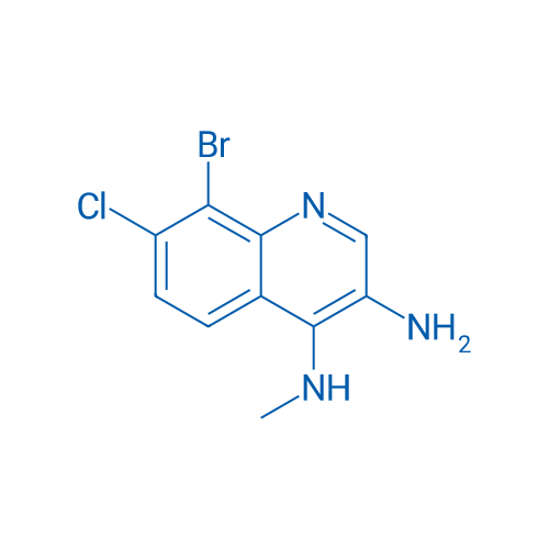 8-Bromo-7-chloro-N4-methylquinoline-3,4-diamine 1g