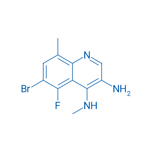 6-Bromo-5-fluoro-N4,8-dimethylquinoline-3,4-diamine 1g