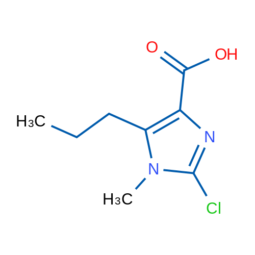 2-Chloro-1-methyl-5-propyl-1H-imidazole-4-carboxylic acid 1g