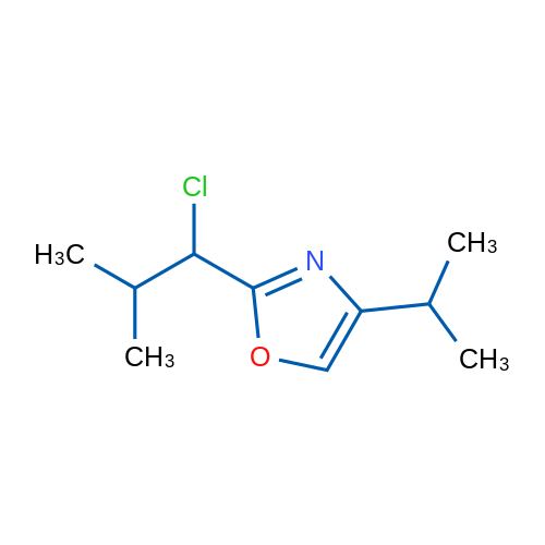 2-(1-Chloro-2-methylpropyl)-4-(propan-2-yl)-1,3-oxazole 1g