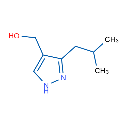 [3-(2-Methylpropyl)-1H-pyrazol-4-yl]methanol 1g