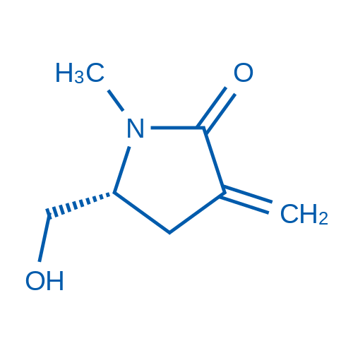 (R)-5-(Hydroxymethyl)-1-methyl-3-methylenepyrrolidin-2-one 250mg