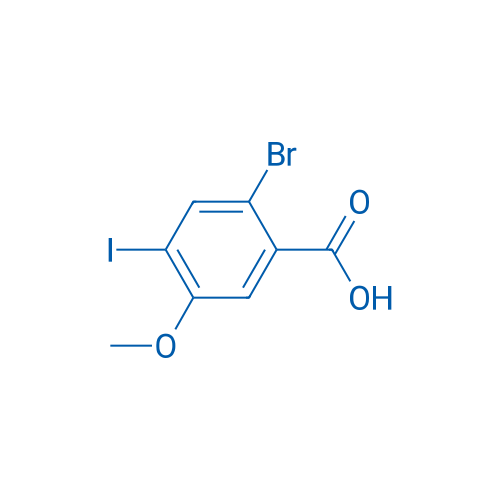 2-Bromo-4-iodo-5-methoxybenzoic acid 250mg