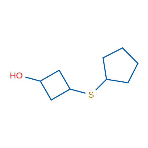 3-(Cyclopentylsulfanyl)cyclobutan-1-ol 1g