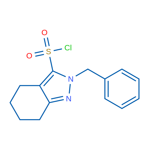 2-Benzyl-4,5,6,7-tetrahydro-2H-indazole-3-sulfonyl chloride 1g