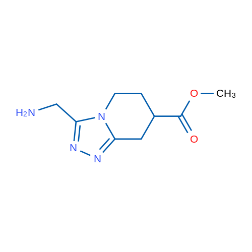 Methyl 3-(aminomethyl)-5H,6H,7H,8H-[1,2,4]triazolo[4,3-a]pyridine-7-carboxylate 1g