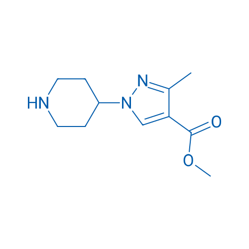 Methyl 3-methyl-1-(piperidin-4-yl)-1H-pyrazole-4-carboxylate 1g