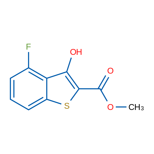Methyl 4-fluoro-3-hydroxybenzo[b]thiophene-2-carboxylate 1g