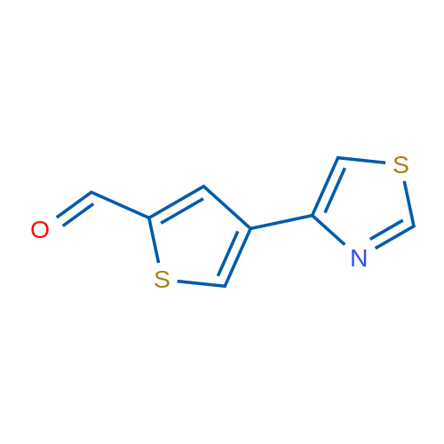 4-(1,3-Thiazol-4-yl)thiophene-2-carbaldehyde 1g