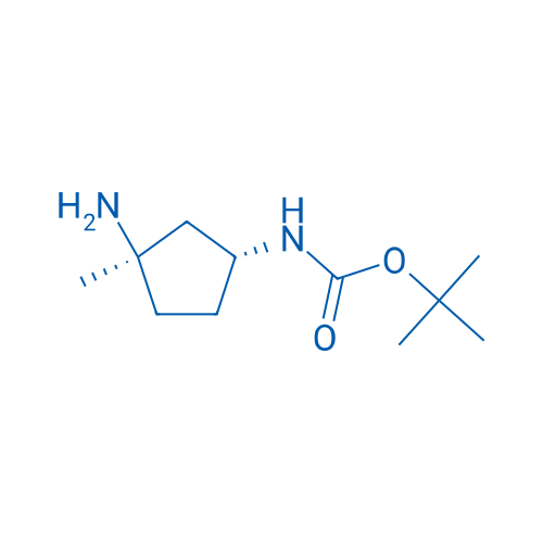 Rel-tert-butyl ((1R,3R)-3-amino-3-methylcyclopentyl)carbamate 250mg