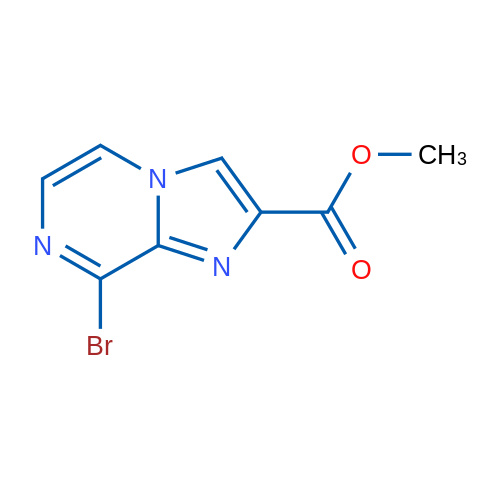 Methyl 8-bromoimidazo[1,2-a]pyrazine-2-carboxylate 1g