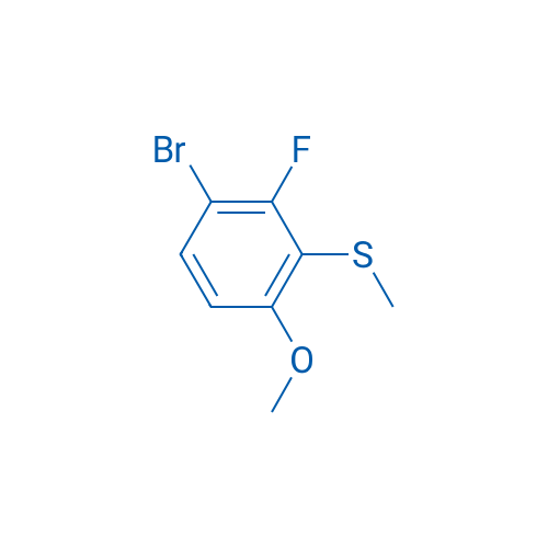 (3-Bromo-2-fluoro-6-methoxyphenyl)(methyl)sulfane 250mg