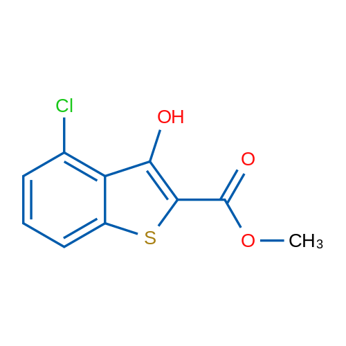 Methyl 4-chloro-3-hydroxybenzo[b]thiophene-2-carboxylate 1g