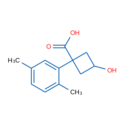 1-(2,5-Dimethylphenyl)-3-hydroxycyclobutane-1-carboxylic acid 1g