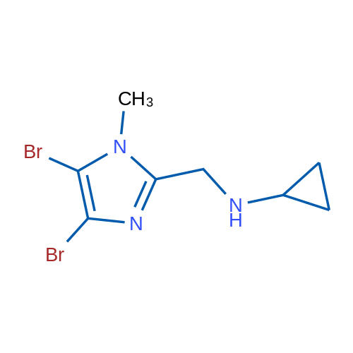 N-[(4,5-Dibromo-1-methyl-1H-imidazol-2-yl)methyl]cyclopropanamine 1g