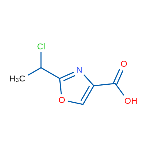 2-(1-Chloroethyl)-1,3-oxazole-4-carboxylic acid 1g