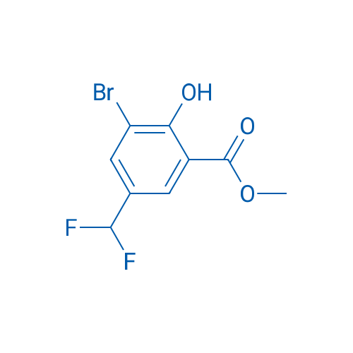 Methyl 3-bromo-5-(difluoromethyl)-2-hydroxy-benzoate 1g