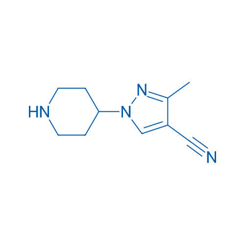 3-Methyl-1-(piperidin-4-yl)-1H-pyrazole-4-carbonitrile 1g