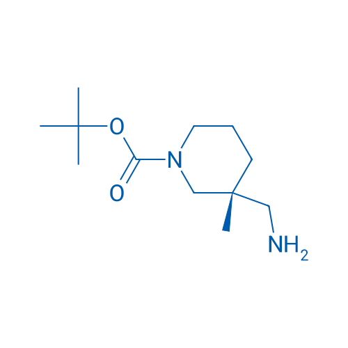 tert-Butyl (R)-3-(aminomethyl)-3-methylpiperidine-1-carboxylate 250mg