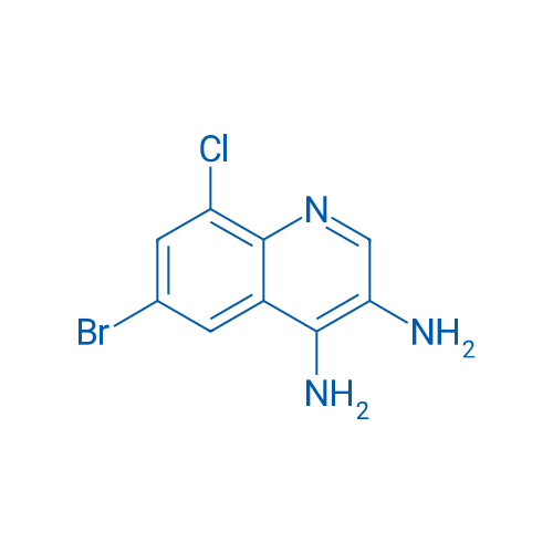 6-Bromo-8-chloroquinoline-3,4-diamine 1g