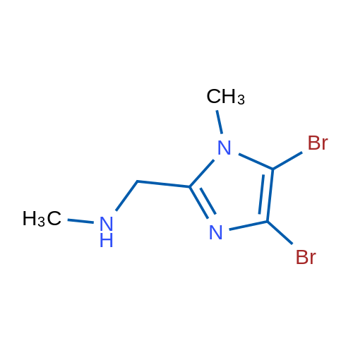 [(4,5-Dibromo-1-methyl-1H-imidazol-2-yl)methyl](methyl)amine 1g