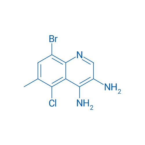 8-Bromo-5-chloro-6-methylquinoline-3,4-diamine 1g