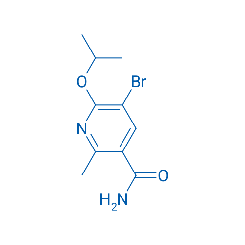 5-Bromo-2-methyl-6-(propan-2-yloxy)pyridine-3-carboxamide 100mg