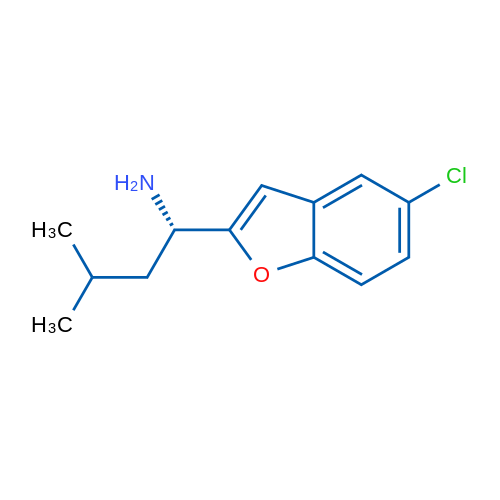 (1S)-1-(5-Chloro-1-benzofuran-2-yl)-3-methylbutan-1-amine 1g