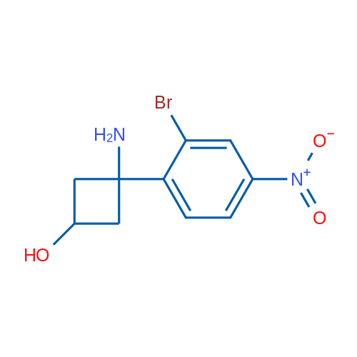 3-Amino-3-(2-bromo-4-nitrophenyl)cyclobutan-1-ol 1g