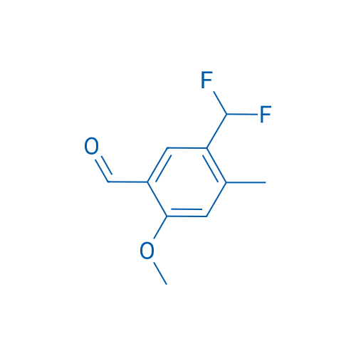 5-(Difluoromethyl)-2-methoxy-4-methylbenzaldehyde 50mg