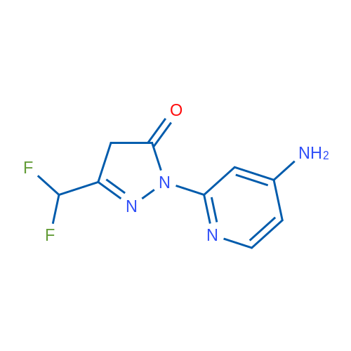 1-(4-Aminopyridin-2-yl)-3-(difluoromethyl)-4,5-dihydro-1H-pyrazol-5-one 1g