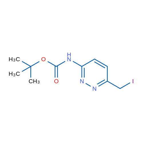 tert-Butyl N-[6-(iodomethyl)pyridazin-3-yl]carbamate 1g