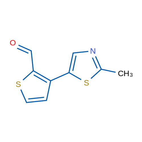 3-(2-Methyl-1,3-thiazol-5-yl)thiophene-2-carbaldehyde 1g