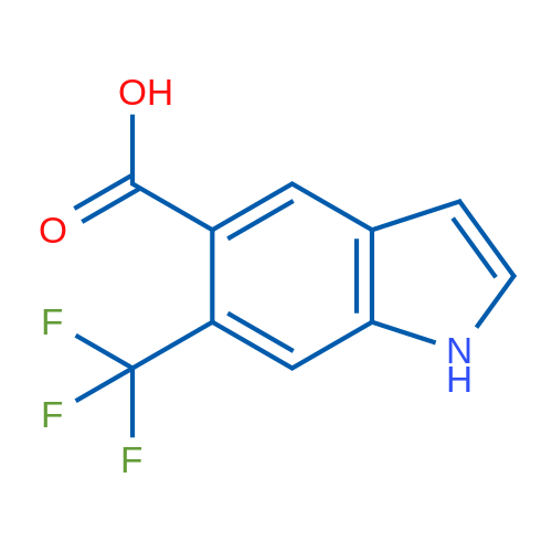6-(Trifluoromethyl)-1H-indole-5-carboxylic acid 250mg