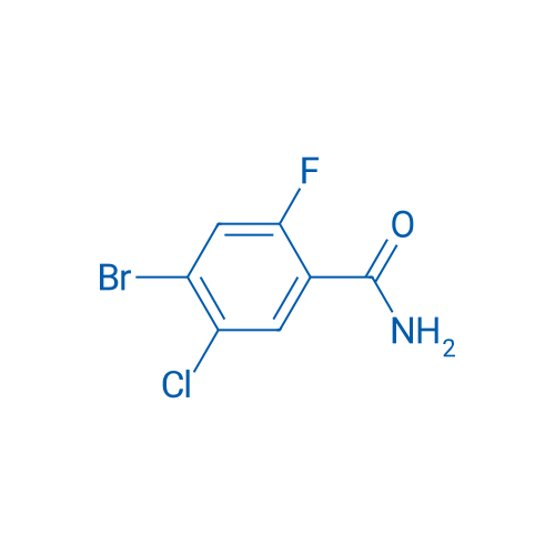 4-Bromo-5-chloro-2-fluorobenzamide 250mg