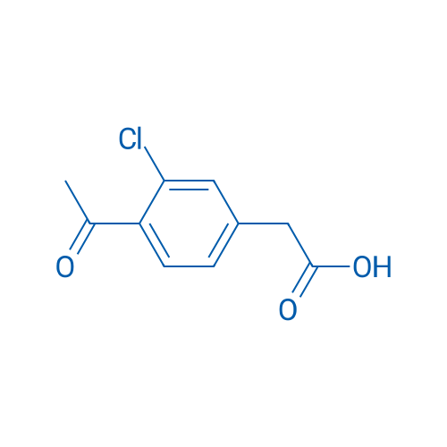 2-(4-Acetyl-3-chlorophenyl)acetic acid 1g