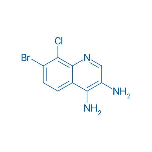 7-Bromo-8-chloroquinoline-3,4-diamine 1g