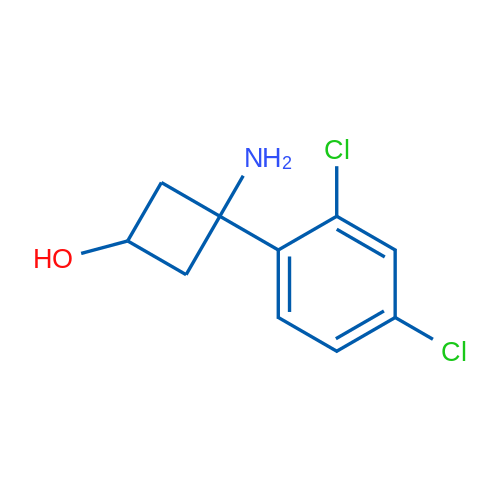 3-Amino-3-(2,4-dichlorophenyl)cyclobutan-1-ol 1g