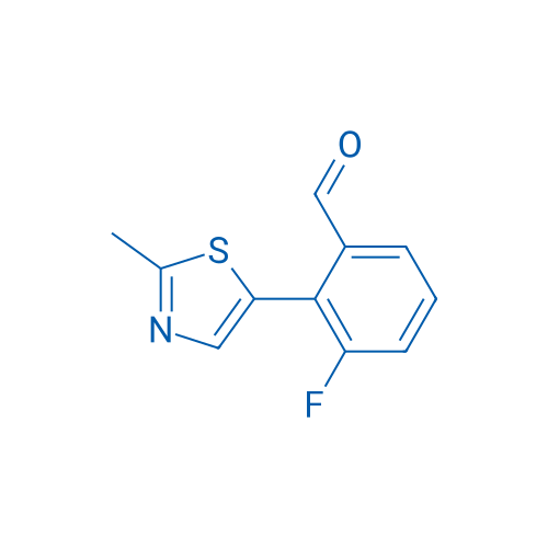 3-Fluoro-2-(2-methyl-1,3-thiazol-5-yl)benzaldehyde 1g