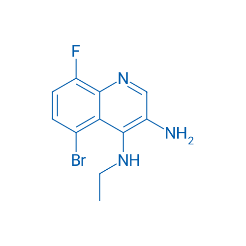 5-Bromo-N4-ethyl-8-fluoroquinoline-3,4-diamine 1g