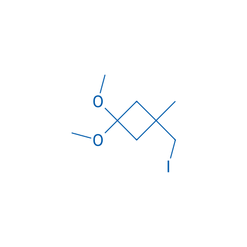 1-(iodomethyl)-3,3-dimethoxy-1-methylcyclobutane 250mg